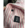 Мъжка риза HUGO BOSS Лен и памук размер XL / XXL райе, снимка 5