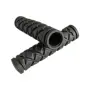 Черни релефни гумени дръжки за велосипед 115 mm, снимка 2