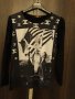Тениска с дълъг ръкав памук с еластан, с Мерлин Монро в  USA вариант , изчистен гръб в черно., снимка 14