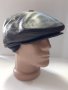 Мъжка шапка кожен каскет,черен -06, снимка 3