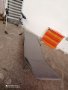 Олекотен шезлонг, сгъваемо легло, туристическо за плаж и градина сив, снимка 13
