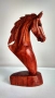 Кон , ръчно изработена дърворезба , снимка 6