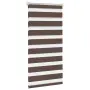 vidaXL Зебра щора 60,9x120 см Ширина на плата 56,7 см цвят кафе, снимка 3