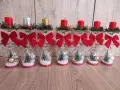Ръчно изработени коледни свещници, снимка 10