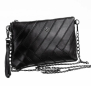 Модерна дамска чанта от ест. к. в елегантен дизайн с метлна дръжка за рамо тип синдцир 32/20см, снимка 4