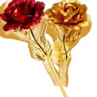 24K Gold Rose Златна роза Луксозен подарък за Св. Валентин, снимка 11 - Подаръци за жени - 39614007