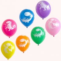 10 бр балони Динозаври за парти рожден ден украса балон динозавър, снимка 3 - Надуваеми играчки - 22333378