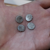 Акчета, монети сребро, Турция , снимка 3 - Нумизматика и бонистика - 44931419