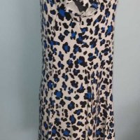 Еластична брандова рокля в леопардов принт "Pescara" Italy / унисайз , снимка 6 - Рокли - 30235408