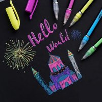 Блестящи магически неонови химикалки за рисуване 48бр. Neon Color Pen - 3 модела, снимка 10 - Рисуване и оцветяване - 42768948