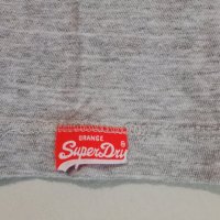 Superdry оригинална блуза S памучна сива фланелка, снимка 6 - Блузи - 31604675