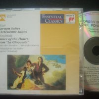  Bizet*, Ponchielli*, Philadelphia Orchestra*, Eugene Ormandy ‎– Carmen Suites • L'Arlésienne Suites, снимка 1 - CD дискове - 33759324