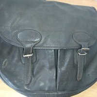 Черна чанта от естествена кожа , снимка 9 - Чанти - 40448679