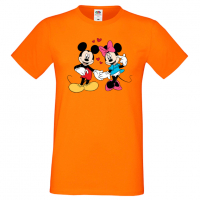 Мъжка тениска Mickey & Minnie 7 Подарък,Изненада,Рожден ден, снимка 6 - Тениски - 36575586