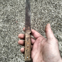 Стар нож, снимка 2 - Антикварни и старинни предмети - 44569223