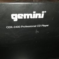 GEMINI CDX-2400 PROFESSIONAL CD PLAYER-ВНОС GERMANY 3108231047, снимка 16 - Ресийвъри, усилватели, смесителни пултове - 42030712