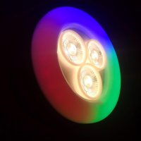 Трицветна лампа за таван , снимка 6 - Лед осветление - 42924139
