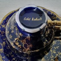 Баварски сервиз за кафе или чай Echt Cobalt , снимка 9 - Антикварни и старинни предмети - 42864723
