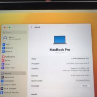 Лаптоп Apple Macbook PRO 15 2018 I7 16GB 1TB SSD с гаранция A1990, снимка 5 - Лаптопи за работа - 37184519