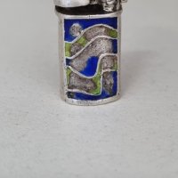 Сребърна интериорна запалка , снимка 1 - Други ценни предмети - 44445861