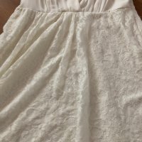 Дантелена рокля кремава Vero Moda , снимка 4 - Рокли - 37819205