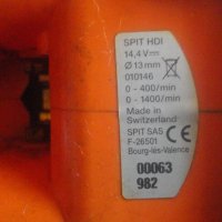 Профи 13 мм-Винтоверт-14,4V-10,8V-SPIT/CMI/ Фенер-Black Decker 18V-Швейцария/Германия/Англия, снимка 11 - Винтоверти - 37388127