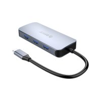 USB Хъб USB Преобразувател Orico MC-U602P-GY-BP, USB Type C Хъб, 6-in-1 Docking Station, снимка 2 - Кабели и адаптери - 33986943