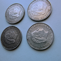 4 бр Сребърна Монета Монети 1 Гулден 1958 1965 1966 1967, снимка 10 - Нумизматика и бонистика - 40500449