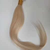 Екстеншън, 100% естествена коса за удължаване - слънчево русо - различни дължини, снимка 2 - Аксесоари за коса - 39103611