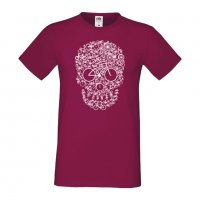 Мъжка тениска Bicycle Skull,Скелет,Изненада,Подарък,Празник , снимка 11 - Тениски - 36812816