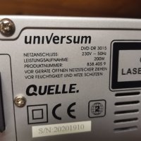 Universum DVD - DR 3015 Reciver, снимка 9 - Плейъри, домашно кино, прожектори - 42300225