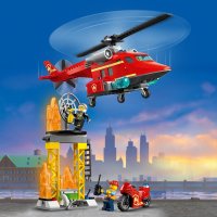 LEGO® City Fire 60281 - Спасителен пожарникарски хеликоптер, снимка 7 - Конструктори - 38927850