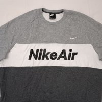 Nike AIR Fleece Sweatshirt оригинално горнище 2XL Найк памук спорт, снимка 2 - Спортни дрехи, екипи - 42700761