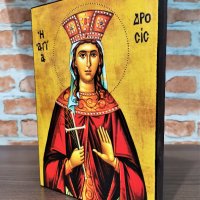 Икона на Света Дросида ikona sveta drosida, снимка 3 - Икони - 38082351