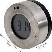 Часовник с таймер- магнитен с иноксов корпус от DAY, снимка 1 - Други - 29314231