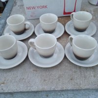 ТРАПЕЗНИ-Комплект за кафе - Порцеланов за 6 човека, снимка 1 - Сервизи - 31045065