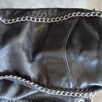 Michael Kors естествена кожа черна чанта , снимка 7 - Чанти - 38165382