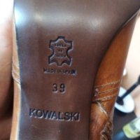 испански кожени ботуши Kowalski, снимка 10 - Дамски ботуши - 40458805