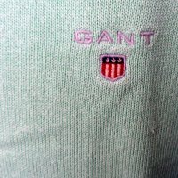 Gant Men`s Super Bomber Cotton V-Neck Jumper - страхотен мъжки памучен пуловер размер 2XL, снимка 10 - Пуловери - 44241854