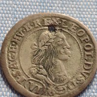 Сребърна монета 6 кройцера 1671г. Леополд първи Кремниц Унгария 13665, снимка 1 - Нумизматика и бонистика - 42899810