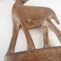 антилопа газела дървена фигура дърворезба, снимка 9 - Статуетки - 29592030