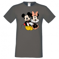 Мъжка тениска Mickey & Minnie 5 Подарък,Изненада,Рожден ден, снимка 4 - Тениски - 36575537