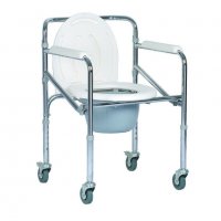 Тоалетен стол с колелца