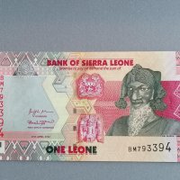 Банкнота - Сиера Леоне - 1 леоне UNC | 2022г., снимка 1 - Нумизматика и бонистика - 42897046