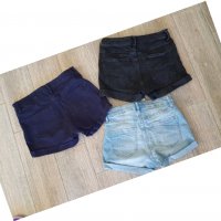 3 броя дънкови панталонки H&M, снимка 4 - Къси панталони и бермуди - 29544904