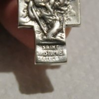 сребърен медальон, сребърно колие сребърно кръстче Мария Исус и Йосиф, снимка 6 - Колиета, медальони, синджири - 31930330