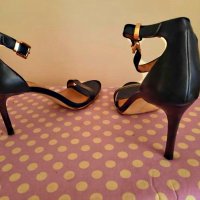 Токчета естествена кожа Musete и Banana Republic, размер 38, снимка 3 - Дамски обувки на ток - 36983367