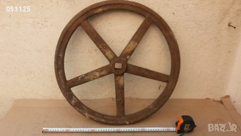 старо огромно колело, чигун , снимка 1