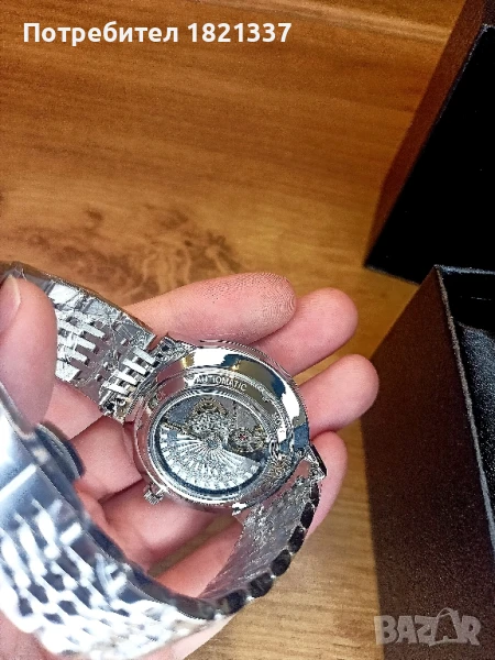 Нов механичен автоматичен водоустойчив часовник , снимка 1