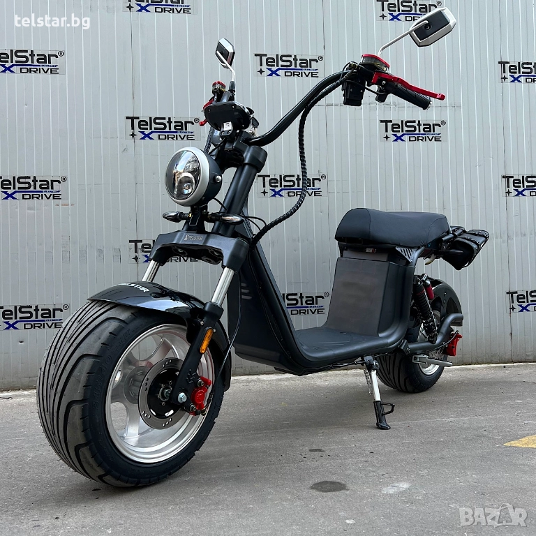 Нов модел електрически скутер  BIG CITY HARLEY X20 ULTRA MAX УСИЛЕНА РАМКА + гуми с по-голям ди, снимка 1